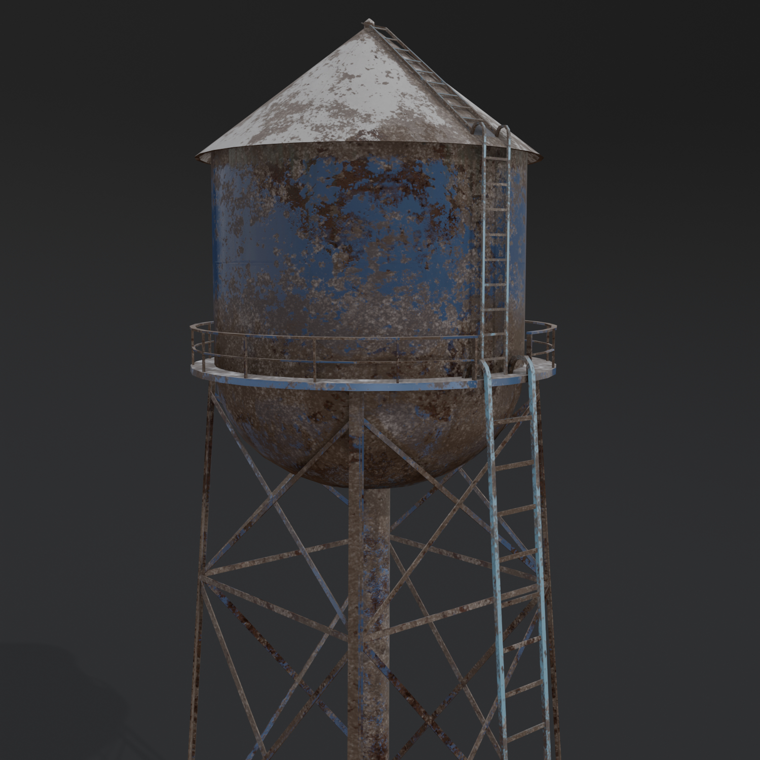 Abandoend water tower PBR preview image 1